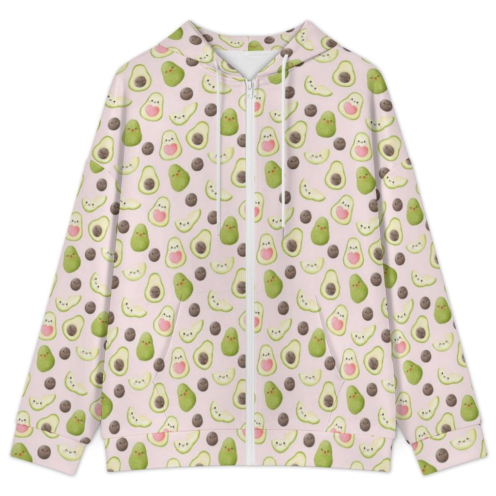 Avocado Love Women's Full-Zip Hoodie