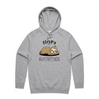 Sleepy Slothitude - Mens Hoodie Grey Marle Mens Hoodie animal Printed In Australia