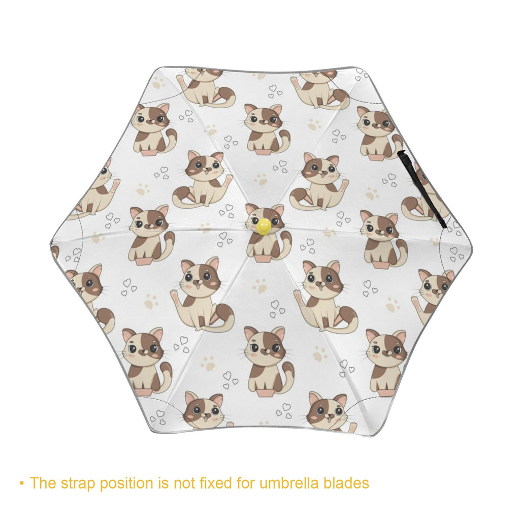 Cheeky Cats Kids Safe Round Corner Umbrella
