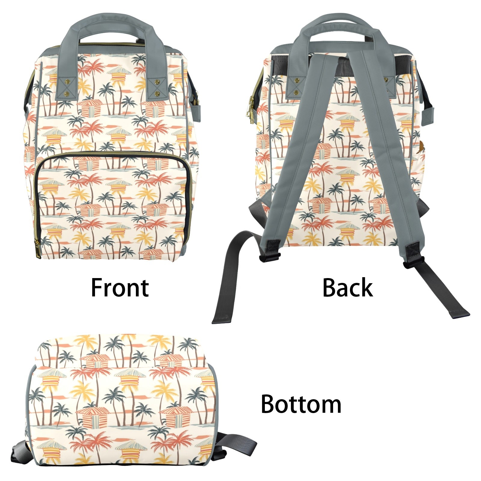 Beach Shack Multi-Function Backpack, Nappy / Diaper Bag Multi-function Backpack, Nappy / Diaper Bag Printed Offshore Surf