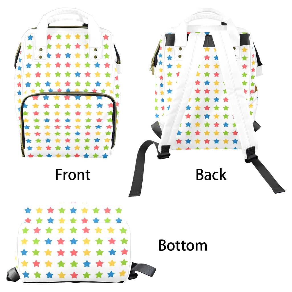 Stars - Multi-Function Backpack, Nappy / Diaper Bag