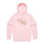 Barista - Mens Hoodie Pink Mens Hoodie Coffee Printed In Australia