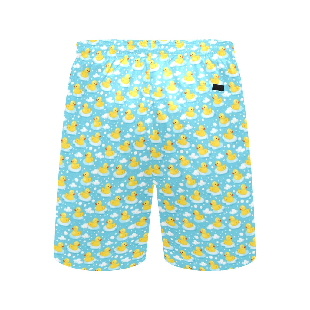 Rubber Ducks Men's Mid-Length Beach Shorts Men's Mid-Length Beach Shorts animal Printed Offshore