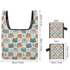 Cat Faces - Collapsible Shopping Bag
