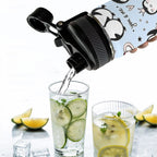 Penguin Love - Insulated Water Bottle with Dual-Use Lid (18oz) Insulated Water Bottle with Dual-Use Lid (18oz) animal Printed Offshore