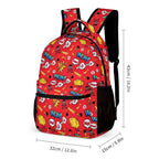 Red Comic Book Backpack, Lunch Bag & Pencil Case Set