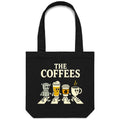 The Coffees, Crossing Road Canvas Tote Bag Default Title Tote Bag Coffee Music Printed In Australia