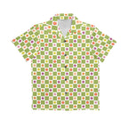 Flower Check Senior Kids Hawaiian Shirt