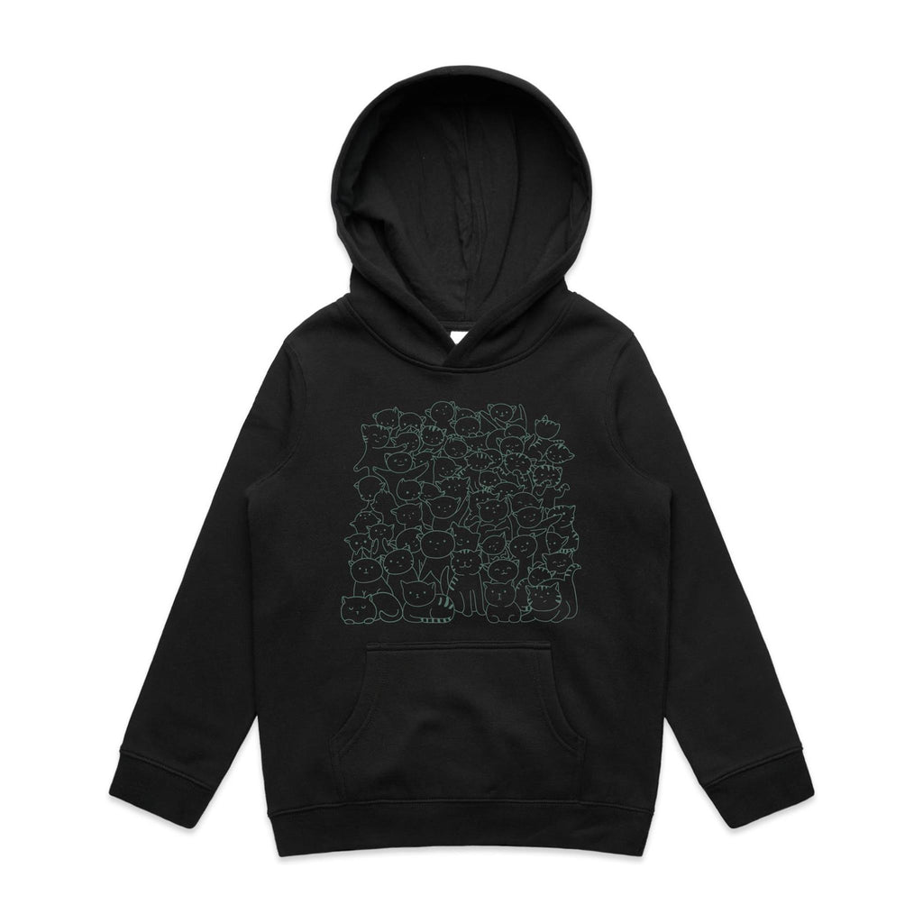 Lots And Lots Of Cats Kid's AS Colour Hoodie