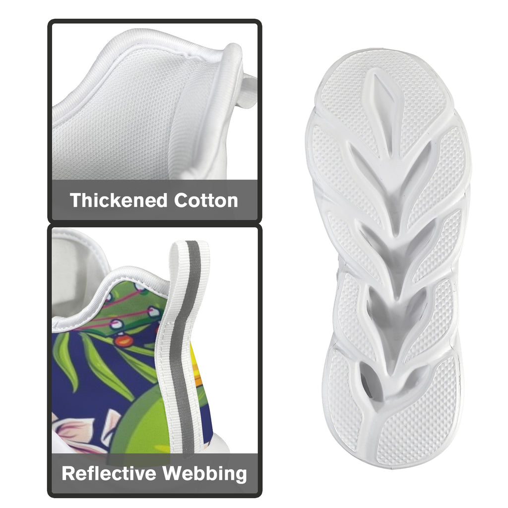 Tropical Ukulele Men's Twisted Sole Sneakers