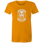 Alien, Allergic To Humans - Womens T-shirt Orange Womens T-shirt Printed In Australia Sci Fi
