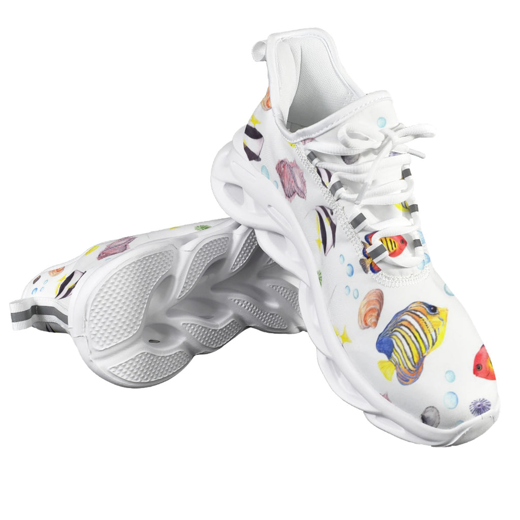 Tropical Fish Men's Twisted Sole Sneakers