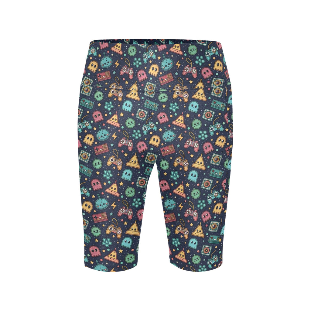 Video Game Women's Bike Shorts With Side Pockets