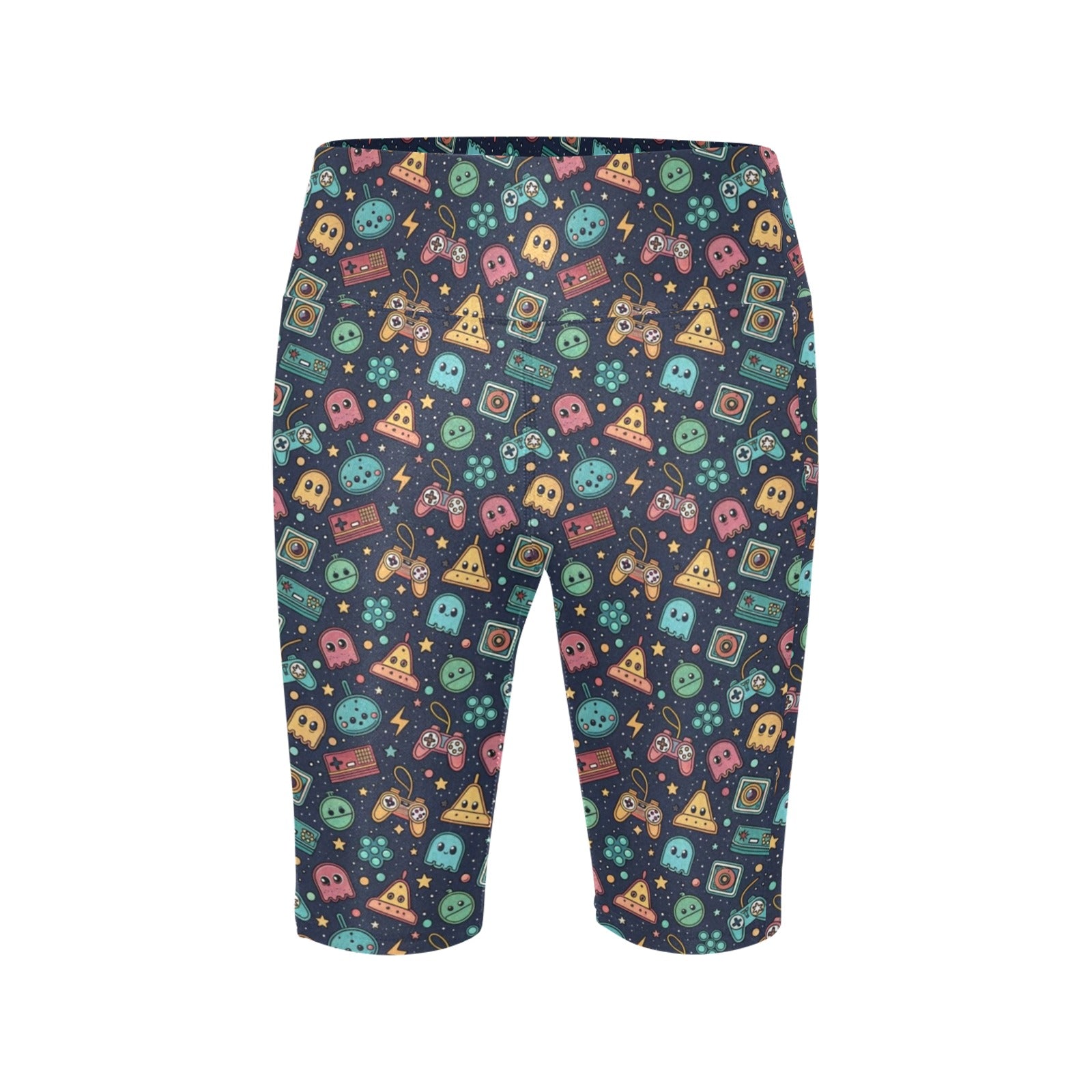 Video Game Women's Bike Shorts With Side Pockets