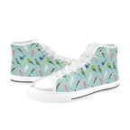 Australian Birds Men's High Top Canvas Shoes Men's Classic High Top Canvas Shoes Australia Birds Printed Offshore