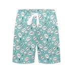 Comic Book Speech Bubbles Men's Mid-Length Beach Shorts Men's Mid-Length Beach Shorts comic Printed Offshore