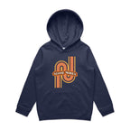 Good Vibes - Kids Hoodie Midnight Blue Kids Hoodie Printed In Australia