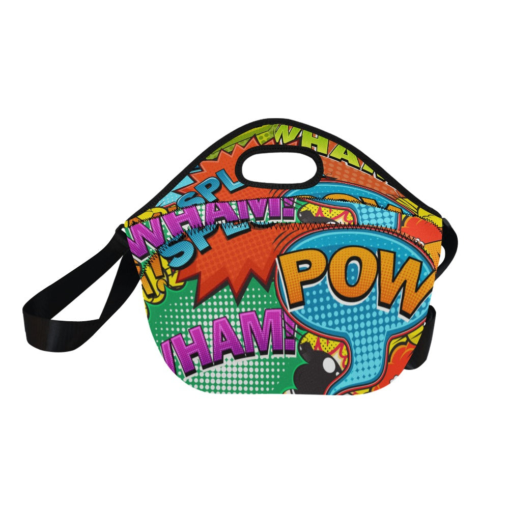 Comic Book 2 - Neoprene Lunch Bag Neoprene Lunch Bag Printed Offshore