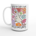 Sorry I'm Late, I Was Dilly Dallying - White 15oz Ceramic Mug Default Title 15oz Mug animal Globally Fulfilled
