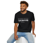 Guitar Timeline Unisex Softstyle T-Shirt Unisex Adult T-shirt Australian Printer Music