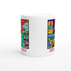 Born To Rock - White 11oz Ceramic Mug White 11oz Mug Globally Fulfilled Music