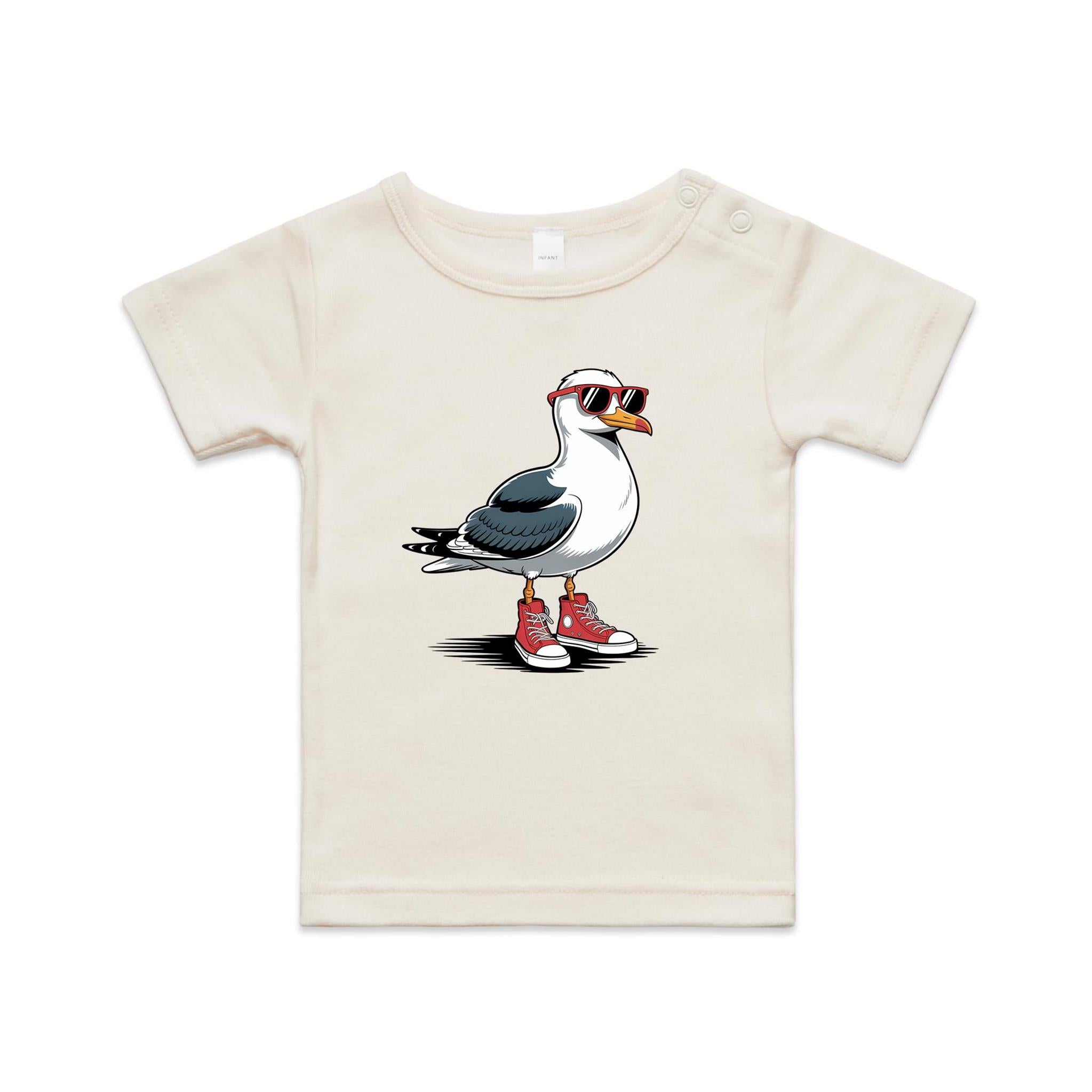 Seagull With Sunglasses And High Tops AS Colour Baby T-shirt