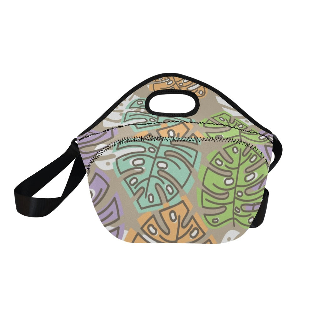 Leaves - Neoprene Lunch Bag Neoprene Lunch Bag Printed Offshore