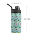 Australian Birds Kids Water Bottle with Chug Lid (12 oz) One Size Kids Water Bottle with Chug Lid animal Australia Birds Printed Offshore
