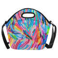 Brushstrokes - Neoprene Lunch Bag One Size Neoprene Lunch Bag Printed Offshore