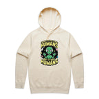 Alien, I'm Not Saying It Was Humans - Mens Hoodie Ecru Mens Hoodie Printed In Australia Sci Fi