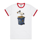 Bin Chicken Australian Ibis AS Colour Staple Ringer Tee
