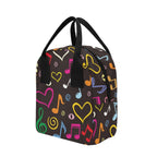 Musical Notes - Zipper Lunch Bag Zipper Lunch Bag Printed Offshore