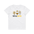 They All Matter Solid Liquid Gas Kids AS Colour T-shirt White Kids Youth T-shirt Printed In Australia Science