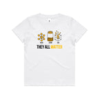 They All Matter Solid Liquid Gas Kids AS Colour T-shirt White Kids Youth T-shirt Printed In Australia Science