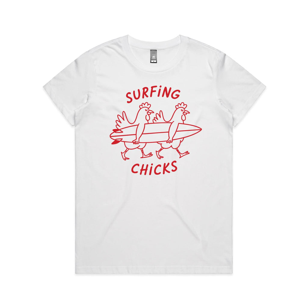 Surfing Chicks Women's AS Colour T-shirt