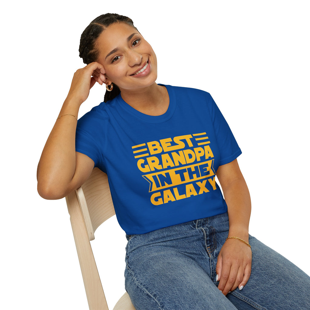 Best Grandpa In The Galaxy - Unisex Softstyle T-Shirt