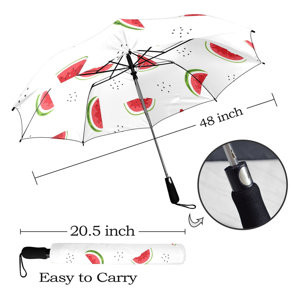 Watermelon - Semi-Automatic Foldable Umbrella (Model U12) Semi-Automatic Foldable Umbrella (U12)