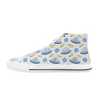 UFO's And Aliens Men's High Top Canvas Shoes US12 Men's Classic High Top Canvas Shoes Printed Offshore Sci Fi
