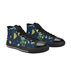 Hello Alien - Women's High Top Canvas Shoes