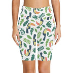 Toucans Women's Bike Shorts With Side Pockets Women's Bike Shorts animal Printed Offshore