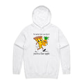 Pineapple Pizza Men's AS Colour Hoodie White Mens Hoodie Food Printed In Australia