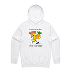 Pineapple Pizza - Mens Hoodie White Mens Hoodie Food Printed In Australia