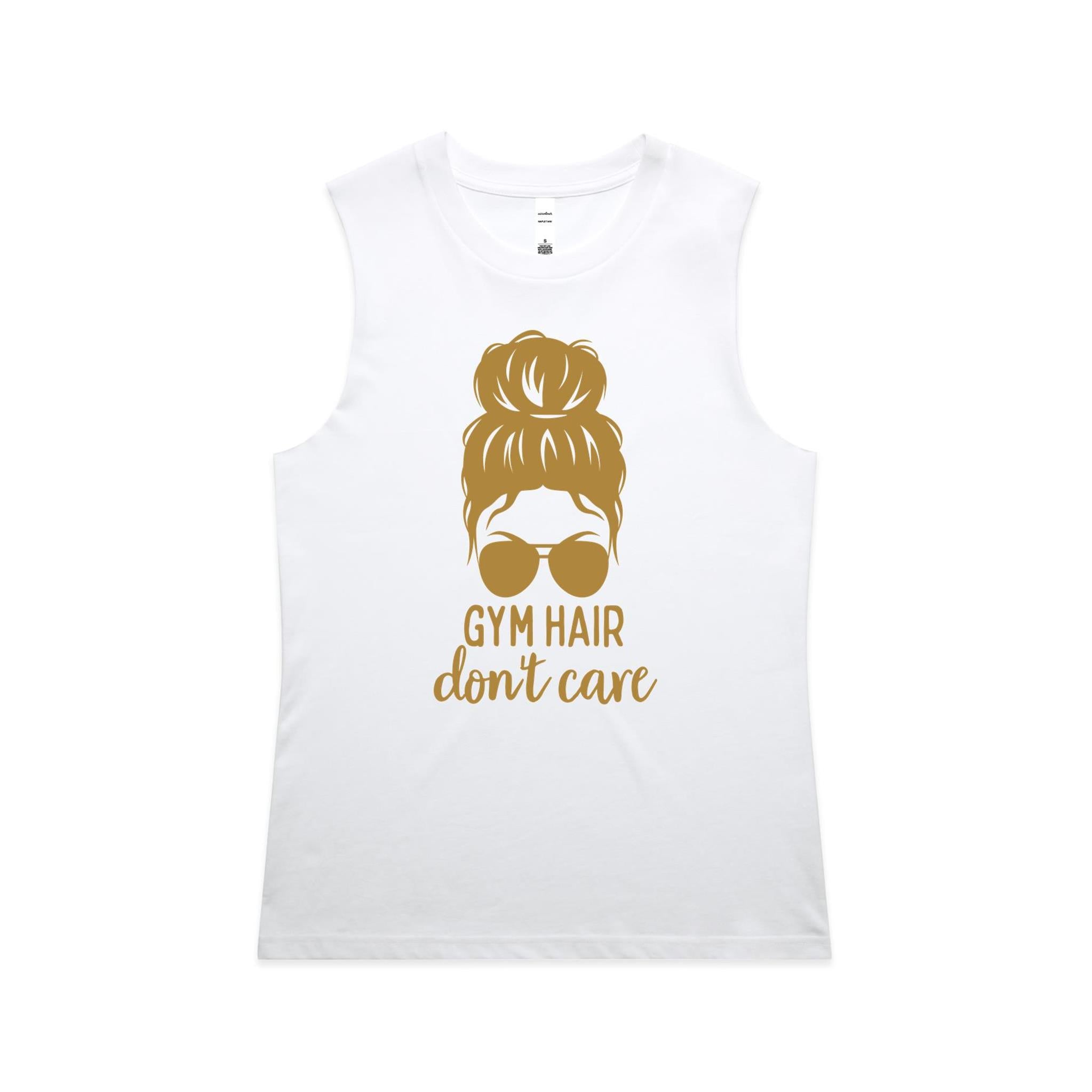 Gym Hair, Don't Care - AS Colour Women's Maple Tank
