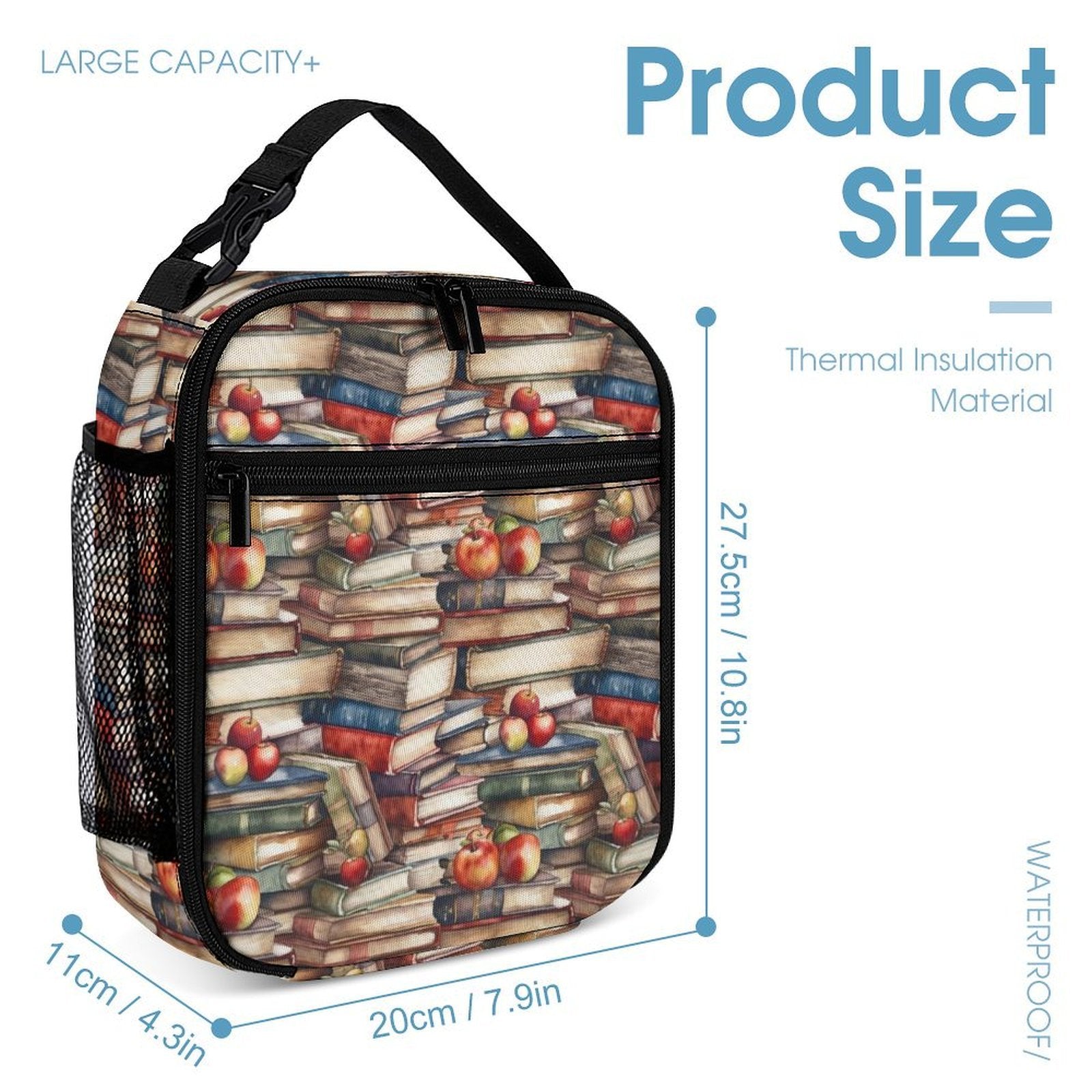 Watercolour Books Backpack, Lunch Bag & Pencil Case Set