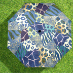 Animal Mosaic - Semi-Automatic Foldable Umbrella (Model U12) Semi-Automatic Foldable Umbrella (U12)