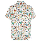 Travel And Explore Women's Collared Pocketless Short Sleeve Shirt