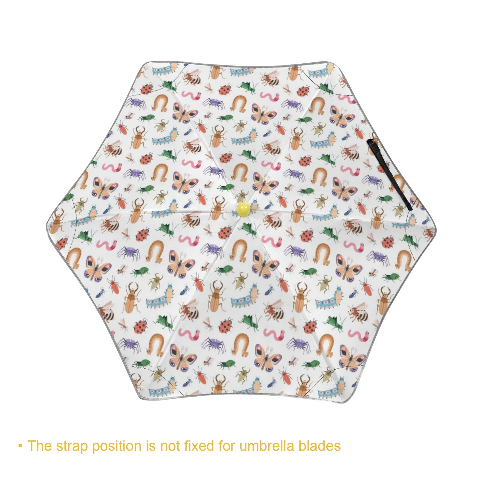 Cute Bugs Kids Safe Round Corner Umbrella Kids Safe Round Corner Umbrella animal Printed Offshore