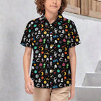 Kids Space Kids Youth Short Sleeve Button Up Shirt