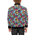 Sticker Music Kids Bomber Jacket Kids Bomber Jacket Music Printed Offshore