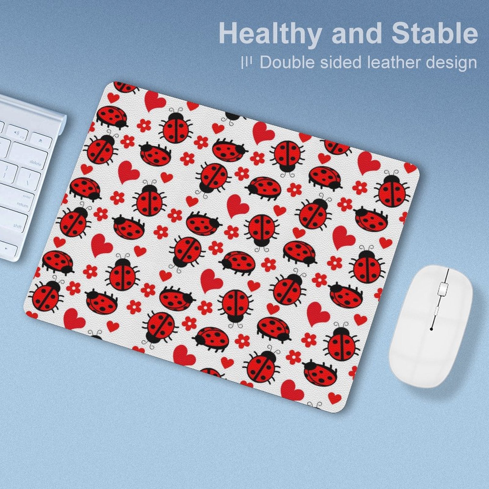 Ladybugs Leather Mouse Pad Leather Mouse Pad animal Printed Offshore
